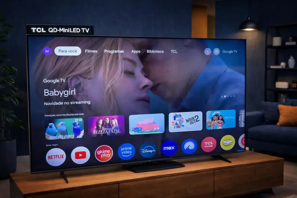 tcl c6k 65 polegadas mini led qled dolby vision futebol