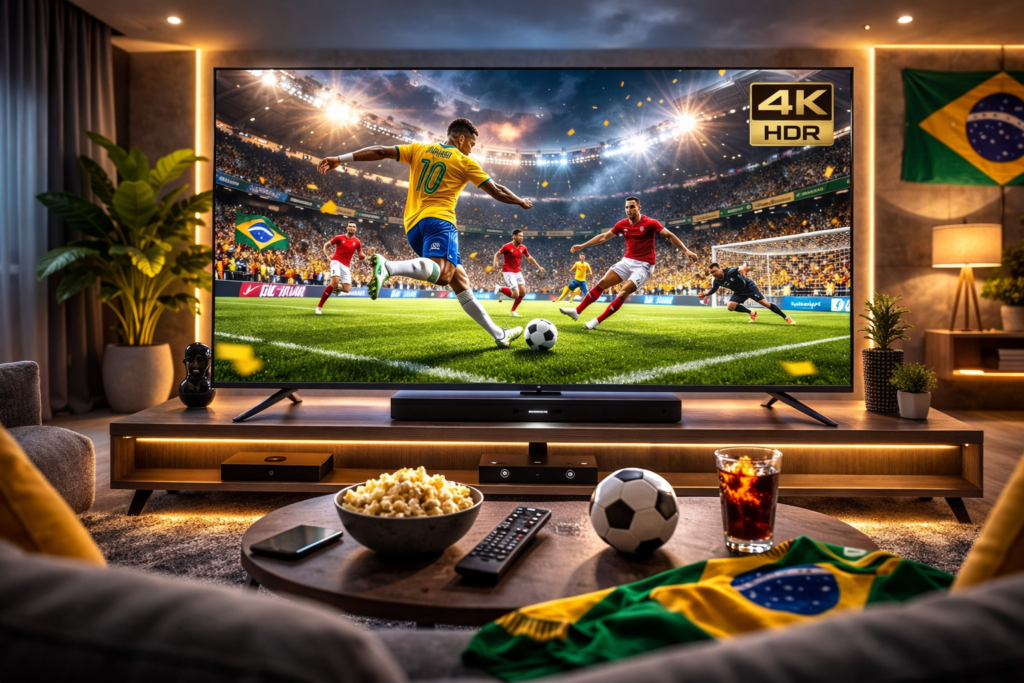 melhor tv para assistir a copa do mundo