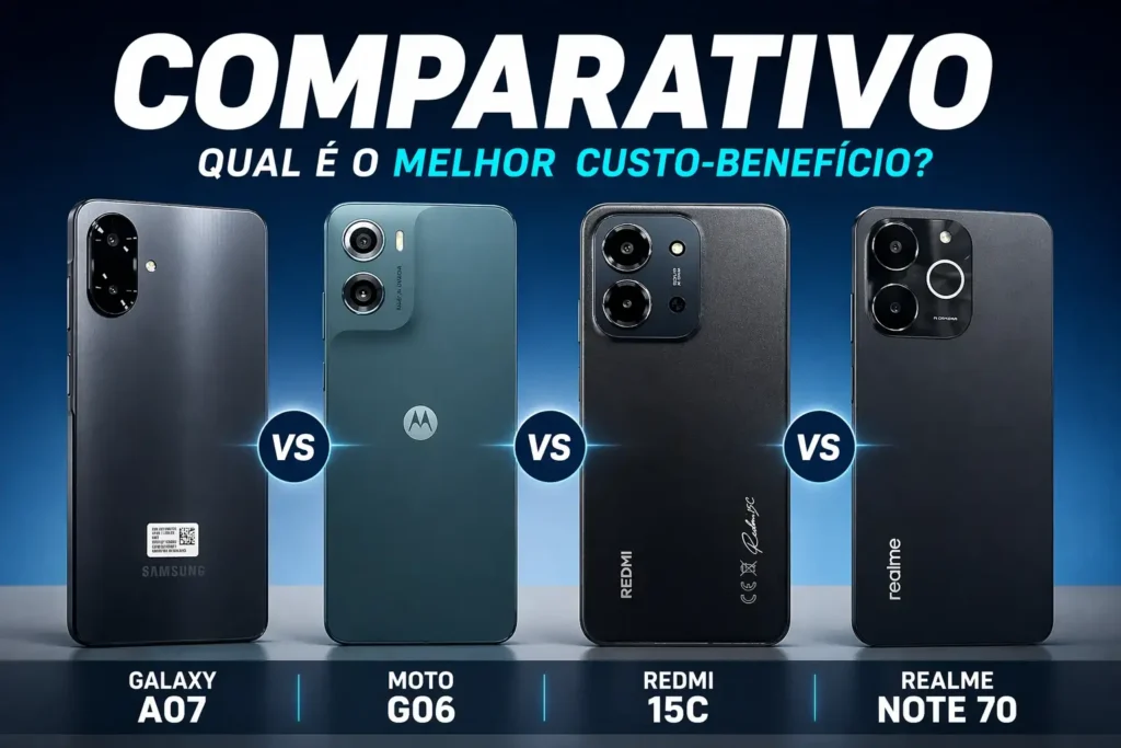 Melhores celulares de entrada para 2026
