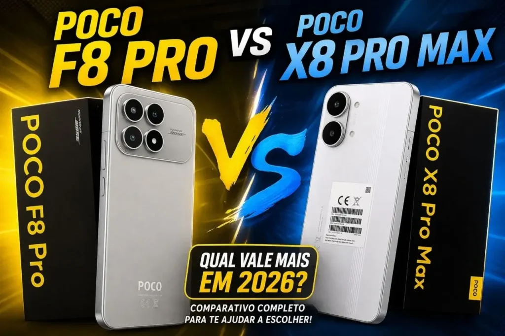 POCO F8 Pro ou POCO X8 Pro Max
