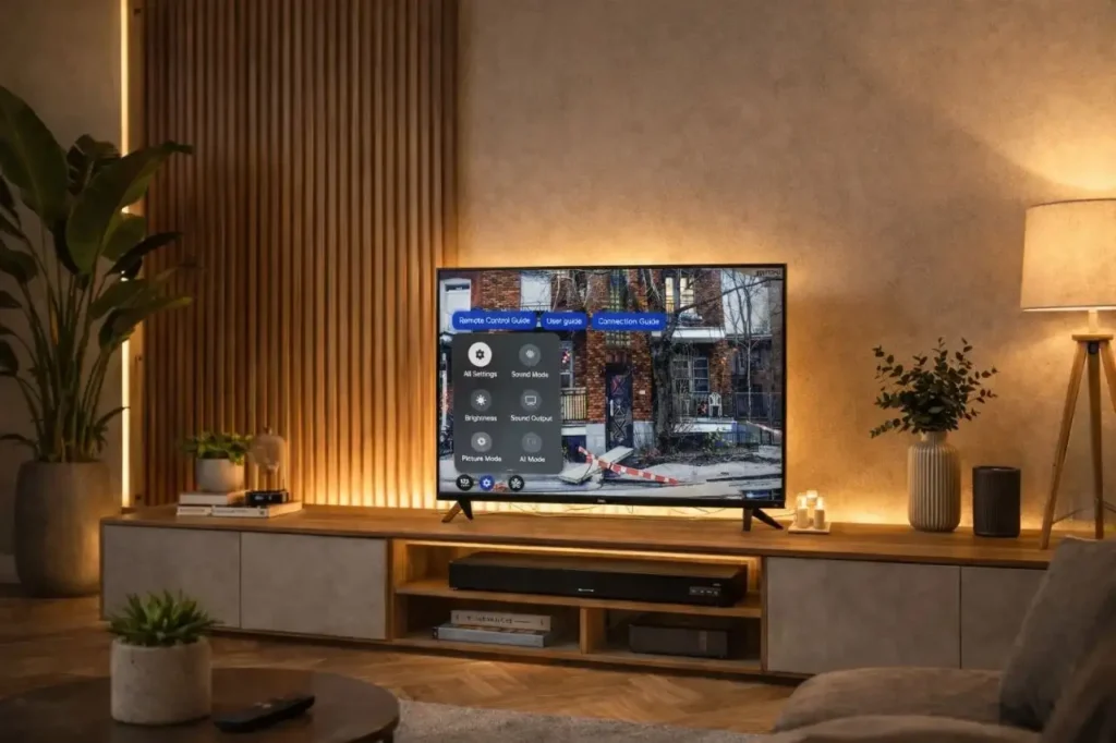 Samsung Neo QLED QN90F 43 polegadas Mini LED com alto brilho e contraste