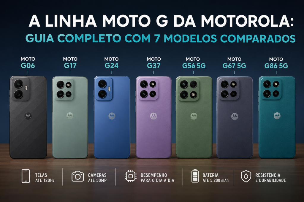 A linha Moto G da Motorola